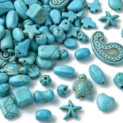 120Pcs 24 Styles Synthetic Turquoise Beads&nbsp;TURQ-CJ0001-81