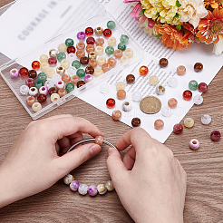 120Pcs Acrylic European Beads&nbsp;OACR-SP0002-27