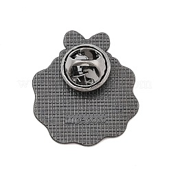 クリスマステーマの亜鉛合金エナメルピン バックパック 服用ブローチ  クリスマスリース  27x24mm&nbsp;LS-JEWB-R003-02EB-02