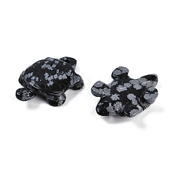 Natural Snowflake Obsidian Carved Pendants&nbsp;G-K383-16B