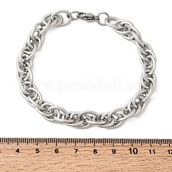 201 Stainless Steel Mariner Link Chain Bracelets for Men&nbsp;STAS-T077-02P