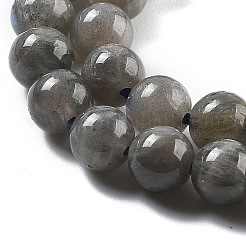 天然石ラブラドライトビーズ連売り  グレードAB +  ラウンド  6mm  穴：0.8mm  約62~65個/連  15.3インチ&nbsp;LS-G-S333-6mm-035-01