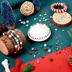 DIY 18 Style Glass & Acrylic & Polymer Clay Beads Jewelry Making Finding Kit&nbsp;DIY-TAC0031-03
