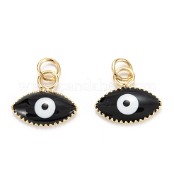 Brass Enamel Pendants&nbsp;KK-M220-03G