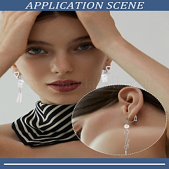 304 Stainless Steel Clip-on Earring Findings&nbsp;STAS-LP0001-51