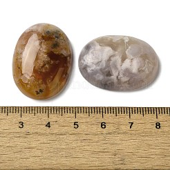 Natural Cherry Blossom Agate Cabochons&nbsp;G-N343-05
