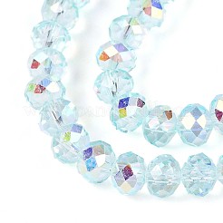 Transparent Glass Beads Strands&nbsp;X-EGLA-N016-6mm-01