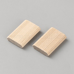 Wood Grooved Dowel Pins&nbsp;AJEW-WH0596-357A