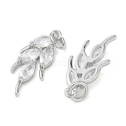 SHEGRACE Brass Clear Cubic Zirconia Pendants&nbsp;XGRQ3K621-545P