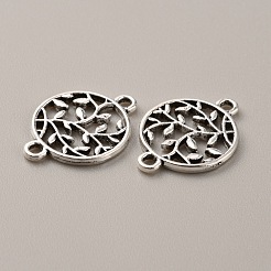 Tibetan Style Zinc Alloy Connector Charms&nbsp;FIND-WH0145-29AS