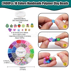 DIY Preppy Bracelet Making Kit&nbsp;DIY-YW0007-64