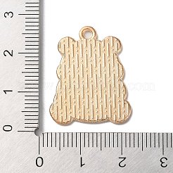 Golden Plated Alloy Enamel Pendants&nbsp;ENAM-Q504-03G-06