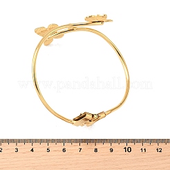 304 Stainless Steel Hinged Bangles for Women&nbsp;BJEW-Z109-01G-01