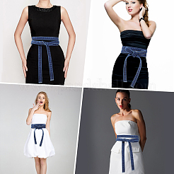 1Pc Denim Chain Belts&nbsp;AJEW-GF0012-41C