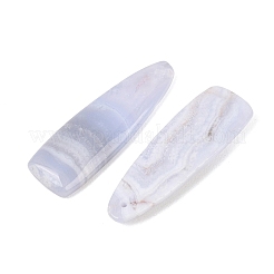 Natural Blue Lace Agate Pendants&nbsp;G-K381-21B