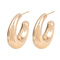 Brass Stud Earrings&nbsp;EJEW-H168-14B-G