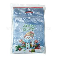 50Pcs 2 Styles Christmas Theme Plastic Resealable Bags&nbsp;ABAG-FS0001-07