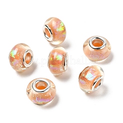Drawbench Resin European Large Hole Beads&nbsp;DACR-S011-08