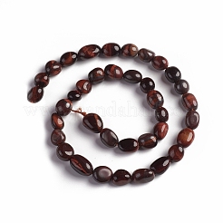 Natural Red Tiger Eye Beads Strands&nbsp;X-G-D0002-D73