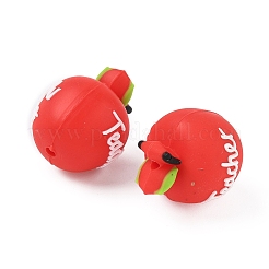 Teachers' Day Themes Silicone Beads&nbsp;SIL-I013-01A