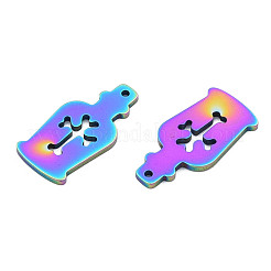 Ion Plating(IP) 201 Stainless Steel Pendants&nbsp;STAS-N098-082M