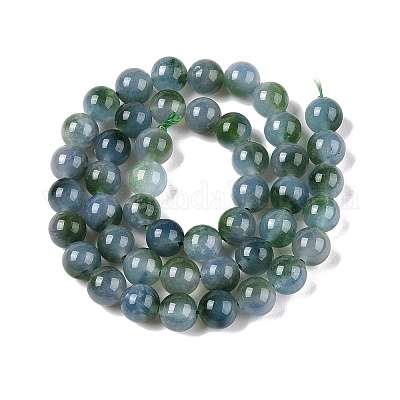 Dyed Natural White Jade Beads Strands&nbsp;G-T138-8mm-2104-1