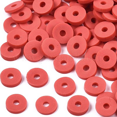 Handmade Polymer Clay Beads&nbsp;CLAY-R067-6.0mm-B30-1