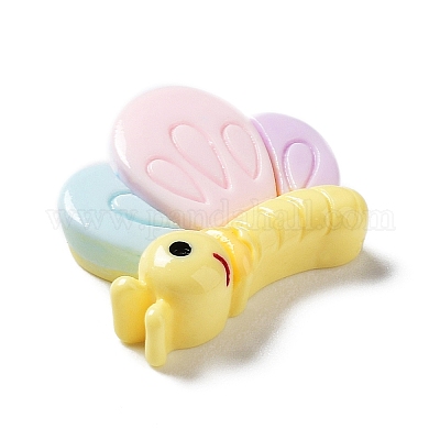 Opaque Resin Cute Insect Cabochons&nbsp;RESI-Q217-01E-1