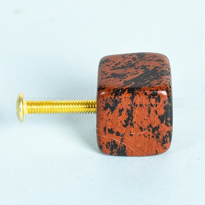 黒曜石の引き出しノブ  引き出しの取っ手  鉄ねじ  家のために  戸棚  食器棚とドレッサー  20~30mm&nbsp;PW-WG2001A-01-1