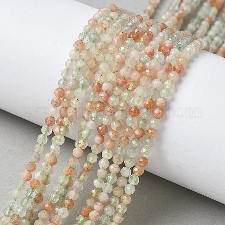 Natural Arusha Sunstone Beads Strands G-U014-A01-01-1