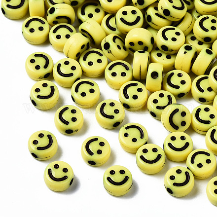 Opaque Craft Acrylic Beads X-MACR-S369-003B-02-01-1