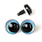 Plastic Doll Eye for Doll Makings, Pale Turquoise, 12mm