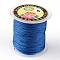 Round Metallic Thread, 12-Ply, Blue, 1mm, about 54.68 yards(50m)/roll