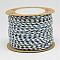 Braided Nylon Cord, Macrame Woven Rope, for Jewelry Making String Knitting Craft, Colorful, 2mm, about 20yards/roll