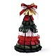9 Yards 3 Styles Christmas Theme Polyester & Polycotton Ribbons Sets&nbsp;SRIB-A015-01A-03-5