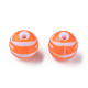 Opaque Striped Acrylic Beads&nbsp;MACR-S373-27B-04-2