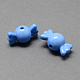 ソリッドカラーアクリルビーズ  キャンディ  コーンフラワーブルー  12x21x12mm  穴：2mm  約389個/500g&nbsp;SACR-R808-07-1