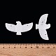 Eagle Shape Natural White Jade Gemstone Pendants&nbsp;G-P563-05E-4