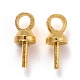 Brass Cup Peg Bails Pendants&nbsp;X-KK-Z018-01B-G-1