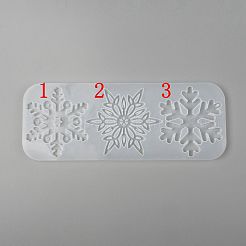 Christmas DIY Snowflake Silicone Pendant Molds&nbsp;LS-DIY-P006-31