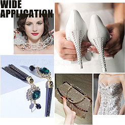 1 Roll Electrophoresis Iron Rhinestone Strass Chains&nbsp;CHC-GF0001-06A