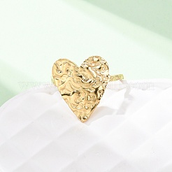 304 Stainless Steel Open Cuff Rings for Women&nbsp;RJEW-K309-06G