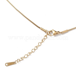 Clear Cubic Zirconia Religion Pendant Necklace&nbsp;NJEW-F307-01D