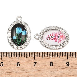 Zinc Alloy Resin Pendants&nbsp;RE-CBA4818-01P