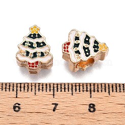 Alloy Enamel European Beads&nbsp;PALLOY-I218-07LG