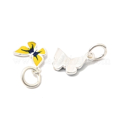 925 Sterling Silver Enamel Pendants&nbsp;STER-K188-15S