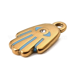 304 Stainless Steel Enamel Pendants&nbsp;STAS-Z199-01G-08