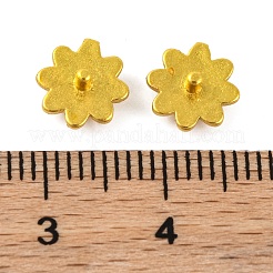 Brass Bead Caps Cabochon Settings&nbsp;KK-G502-15A-G