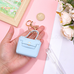 1Pc PU Leather Bag Keychains&nbsp;KEYC-CL0001-40B