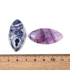 Dyed Natural Crackle Agate Cabochons&nbsp;G-T144-78C